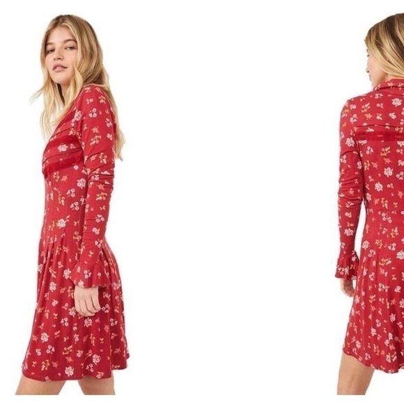 Free People Good Days Mini Dress In Pop Combo Size S - Picture 3 of 5